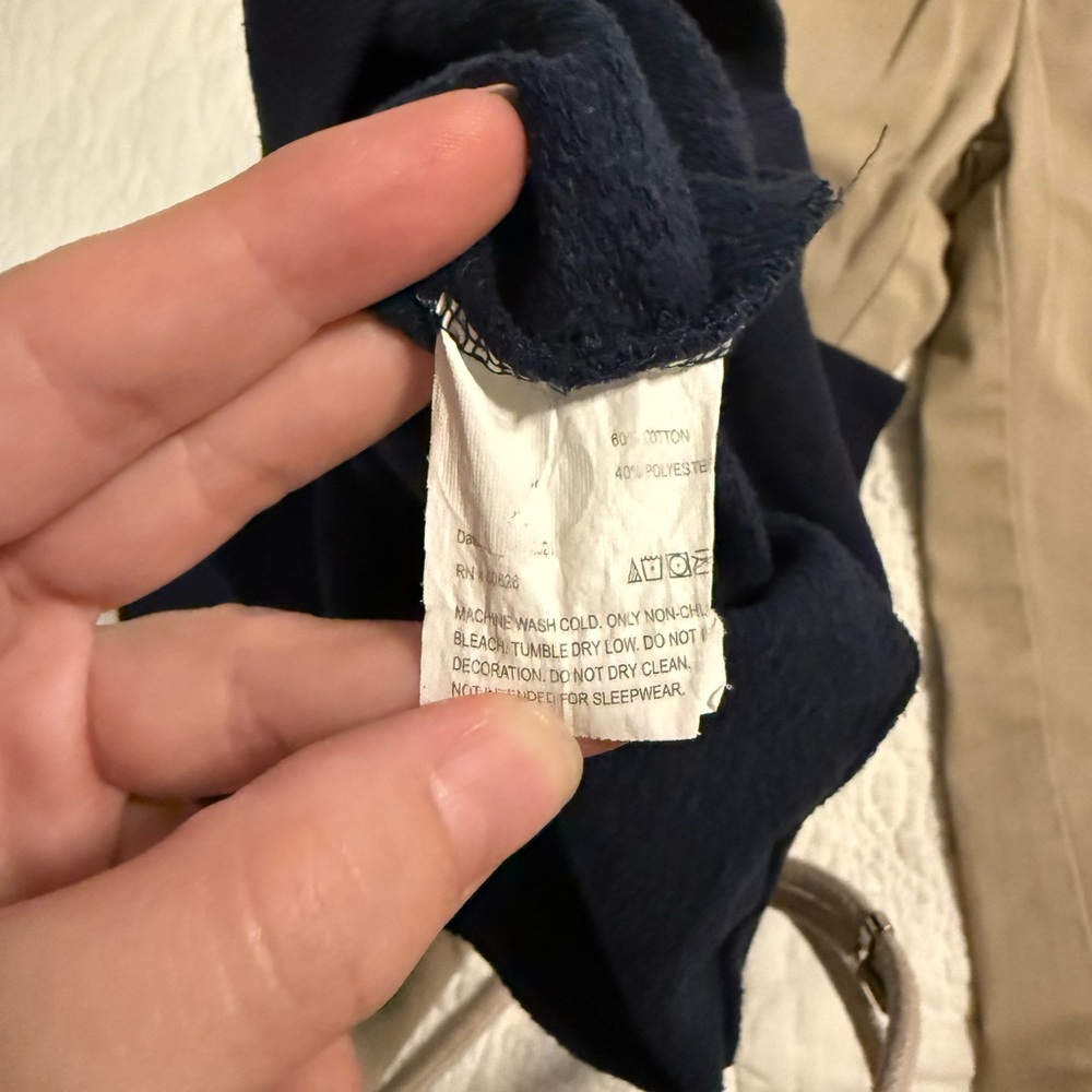 Blue and Tan Casual Cotton Blend Bottoms Uniform size 3t - Picture 2 of 4